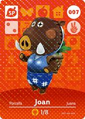 Joan #007 [Animal Crossing Series 1] - Amiibo Cards