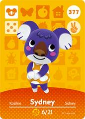 Sydney #377 [Animal Crossing Series 4] - Amiibo Cards