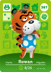 Rowan #387 [Animal Crossing Series 4] - Amiibo Cards
