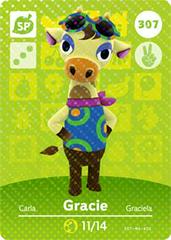 Gracie #307 [Animal Crossing Series 4] - Amiibo Cards