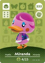 Miranda #222 [Animal Crossing Series 3] - Amiibo Cards
