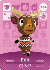 Erik #334 [Animal Crossing Series 4] - Amiibo Cards