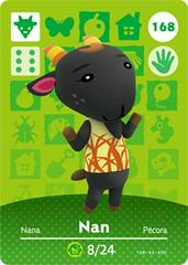 Nan #168 [Animal Crossing Series 2] - Amiibo Cards