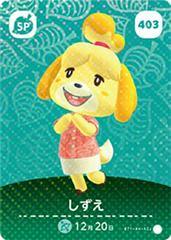 Isabelle #403 [Animal Crossing Series 5] - Amiibo Cards