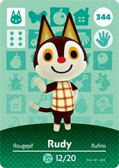 Rudy #344 [Animal Crossing Series 4] - Amiibo Cards