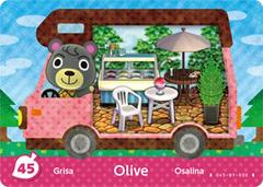 Olive #45 [Animal Crossing Welcome Amiibo] - Amiibo Cards