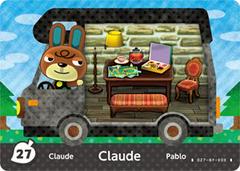 Claude #27 [Animal Crossing Welcome Amiibo] - Amiibo Cards