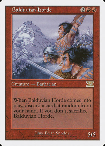 Balduvian Horde [Classique sixième édition] 