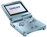 Pearl Blue Gameboy Advance SP - GameBoy Advance