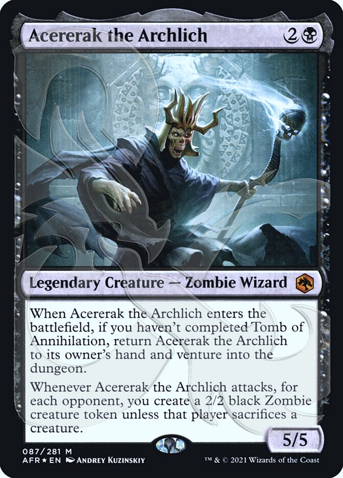 Acererak the Archlich (Promo Ampersand) [Promociones de Dungeons &amp; Dragons: Adventures in the Forgotten Realms] 