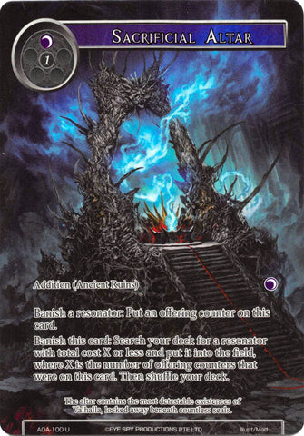 Sacrificial Altar (Full Art) (AOA-100) [Awakening of the Ancients]