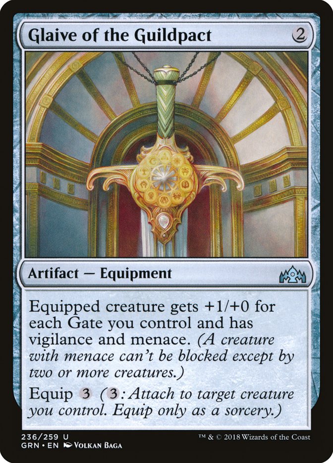 Glaive du Pacte des Guildes [Guildes de Ravnica] 