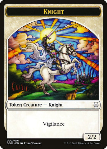 Knight (002/016) [Dominaria Tokens]