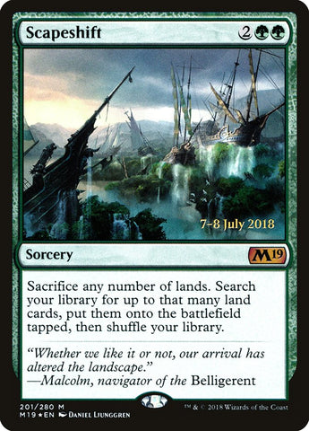 Scapeshift  (Prerelease) [Core Set 2019 Prerelease Promos]