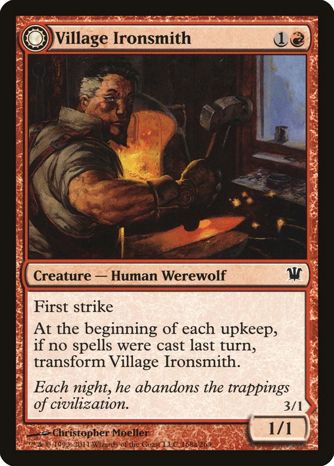 Forgeron du village // Ironfang [Innistrad] 