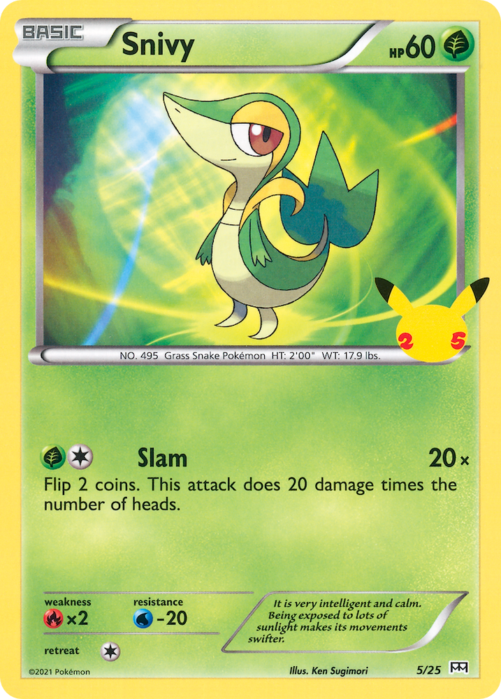 Snivy (5/25) [25 aniversario de McDonald's] 