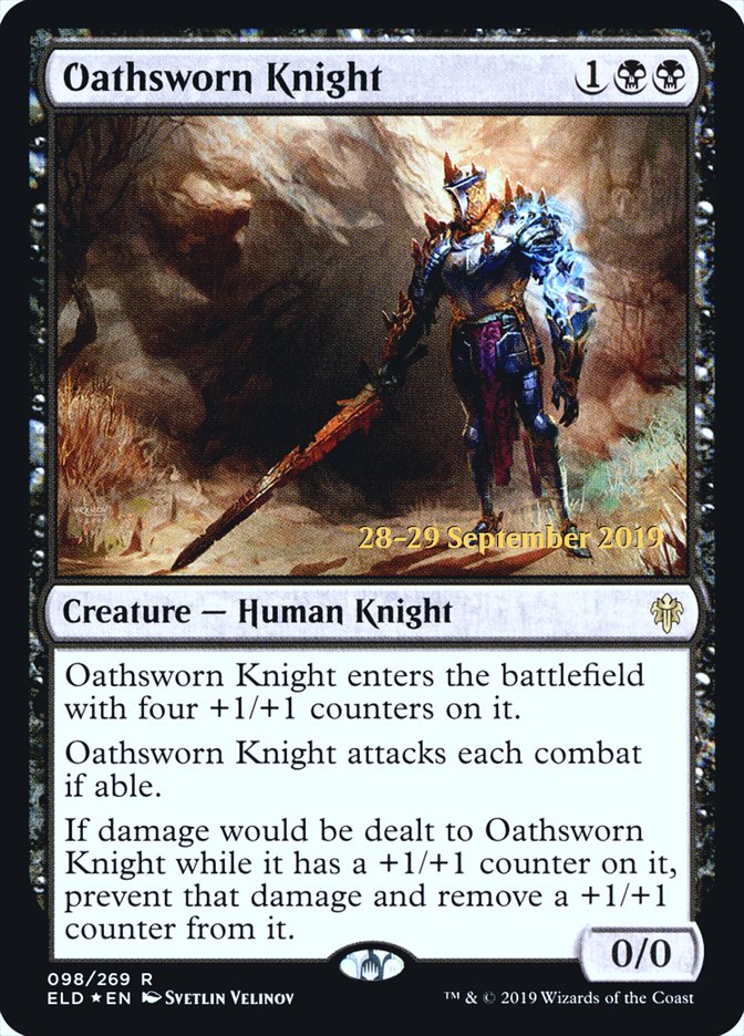 Oathsworn Knight [Promos d'Avant-première Le Trône d'Eldraine] 