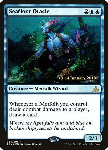 Seafloor Oracle (Prerelease) [Rivals of Ixalan Prerelease Promos]