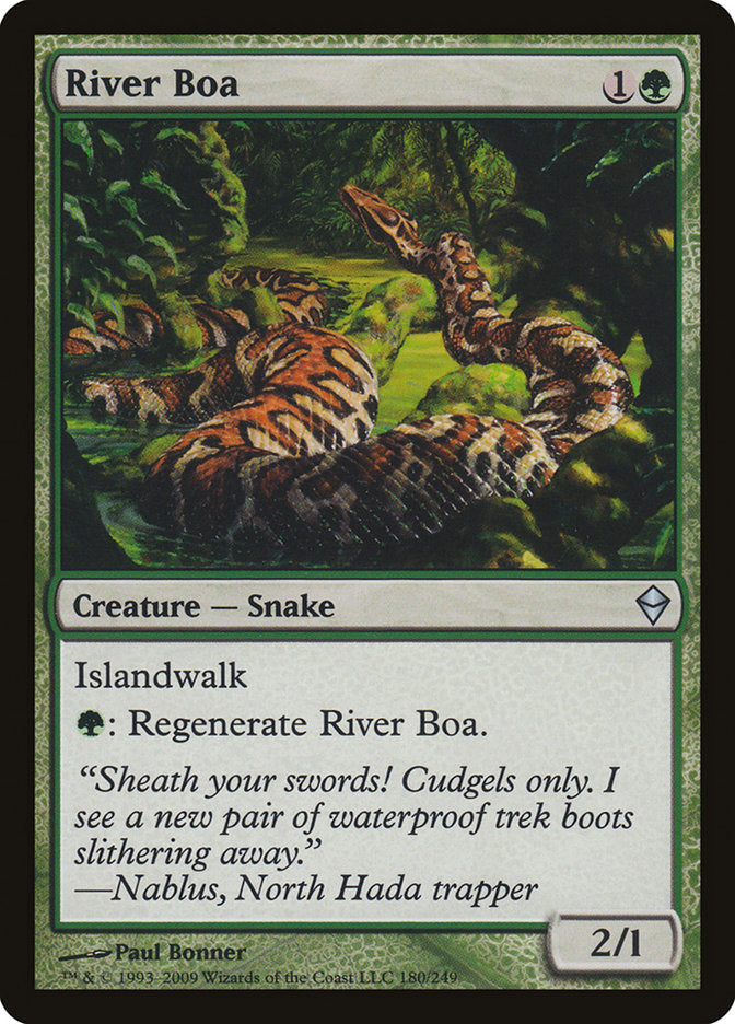 Boa de la rivière [Zendikar]