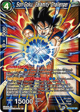 Son Goku, challenger de Calamité [BT14-037] 