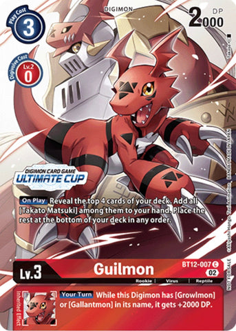 Guilmon [BT12-007] (Ultimate Cup) [Across Time Promos]