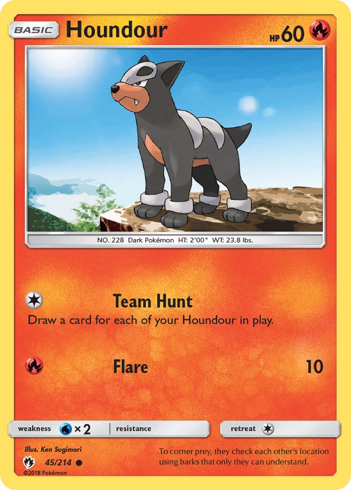 Houndour (45/214) [Soleil et Lune : Tonnerre Perdu] 