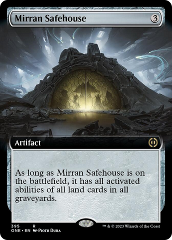 Mirran Safehouse (Extended Art) [Phyrexia: All Will Be One]