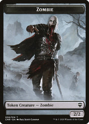 Horror // Ficha Zombie [Fichas de Commander Legends] 