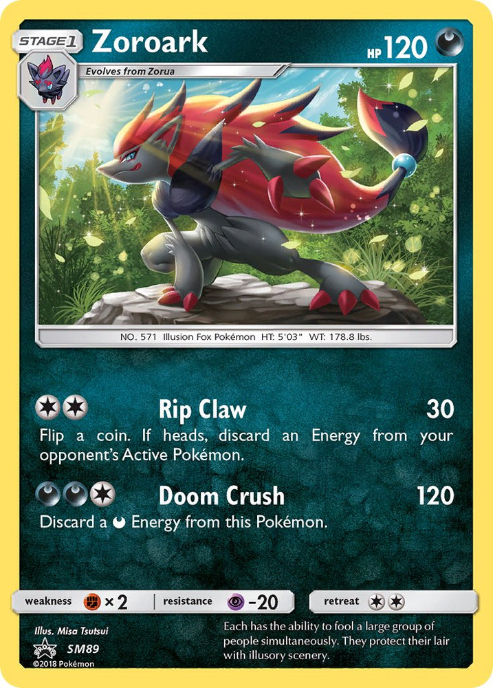 Zoroark (SM89) [Promotions Soleil et Lune : Étoile Noire] 