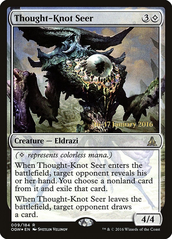 Thought-Knot Seer (Prerelease) [Oath of the Gatewatch Prerelease Promos]