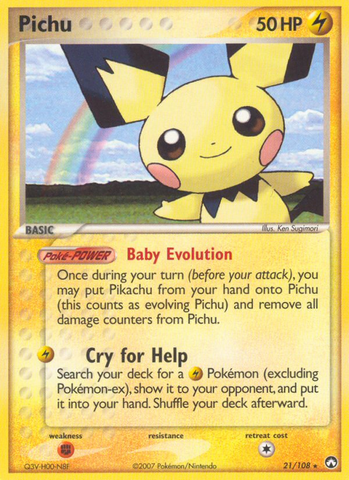 Pichu (21/108) [EX: Power Keepers]