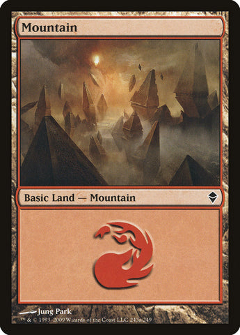 Mountain (#243a) [Zendikar]