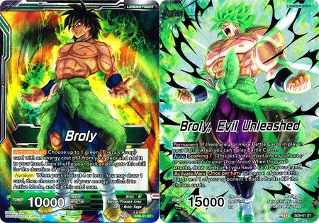 Broly // Broly, Evil Unleashed (Starter Deck Exclusive) (SD8-01) [Destroyer Kings]
