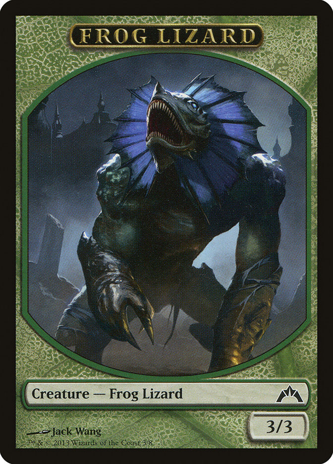 Frog Lizard [Gatecrash Tokens]