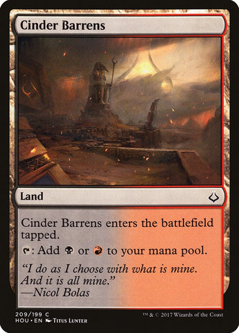 Cinder Barrens [La hora de la devastación] 