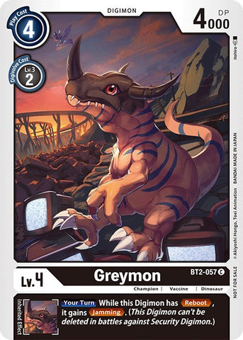 Greymon [BT2-057] (Official Tournament Pack Vol.3) [Release Special Booster Promos]