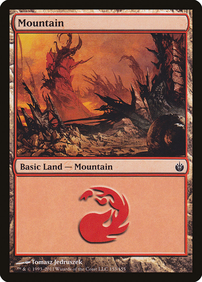 Mountain (#153) [Mirrodin Besieged]