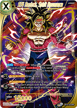 SS4 Bardock, Spirit Resonance (SPR) (BT14-122) [Cross Spirits]