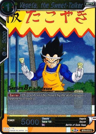 Vegeta, the Sweet-Talker (Malicious Machinations) [BT8-072_PR]