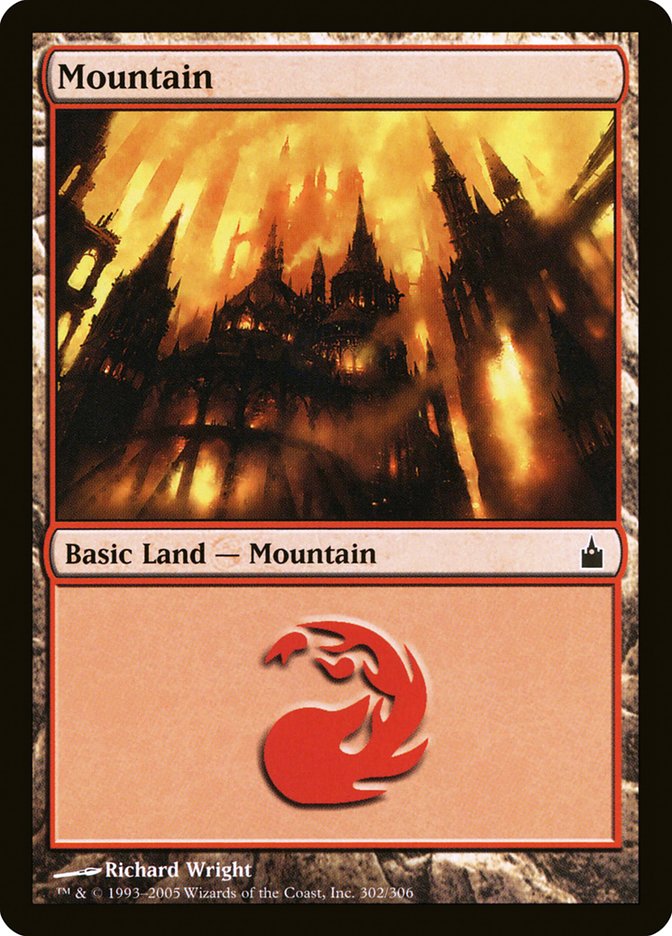 Mountain (#302) [Ravnica: City of Guilds]