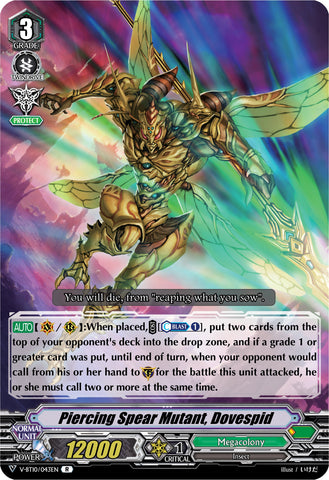 Piercingear Mutant, Dovespid (V-BT10/043EN) [Phantom Dragon Aeon]