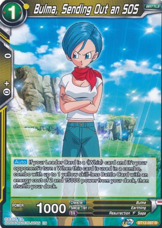 Bulma, Sending Out an SOS [BT12-097]