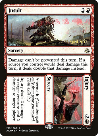 Insult // Injury  (Prerelease) [Amonkhet Prerelease Promos]