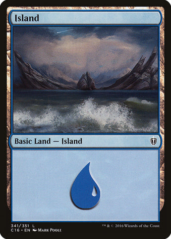 Island (#341) [Commander 2016]