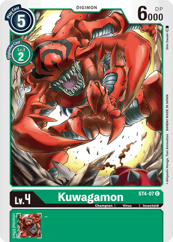 Kuwagamon [ST4-07] [Starter Deck: Giga Green]