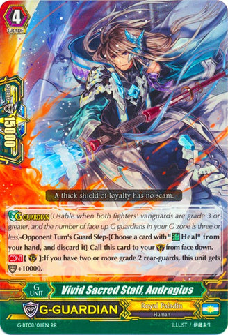 Vivid Sacred Staff, Andragius (G-BT08/011EN) [Absolute Judgment]