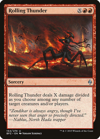 Rolling Thunder [Bataille pour Zendikar] 