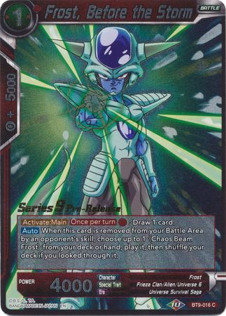 Frost, Before the Storm (Universal Onslaught) [BT9-016]
