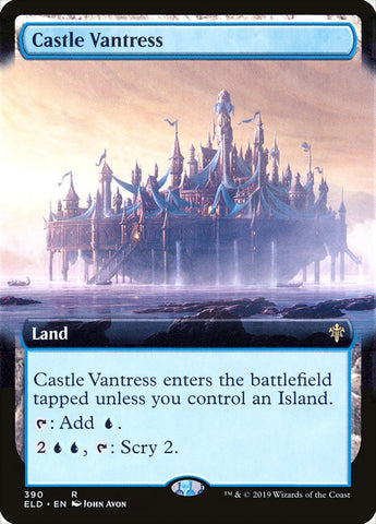 Castle Vantress (Extended Art) [Trône d'Eldraine] 