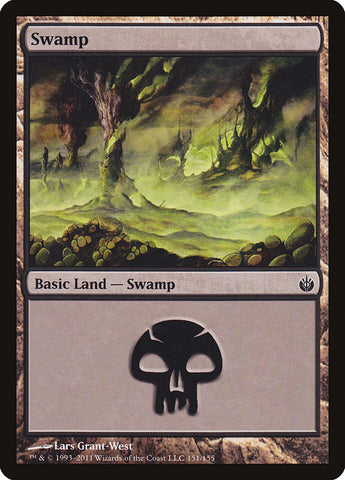 Swamp (#151) [Mirrodin Besieged]